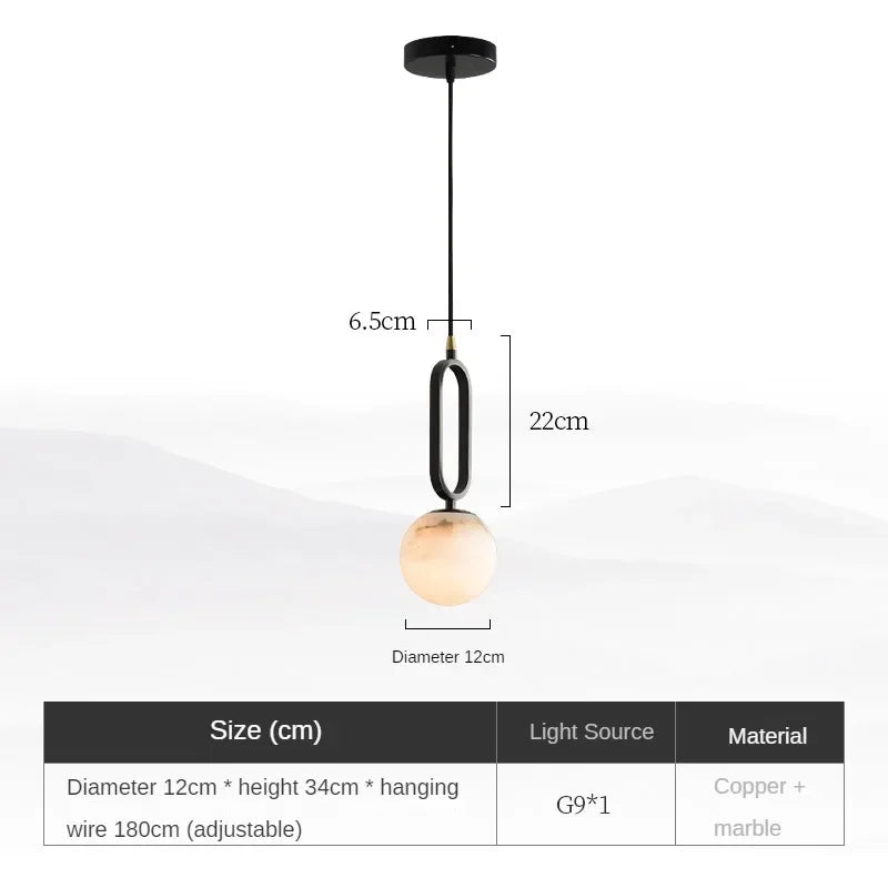 Vale Opaline Pendant Light | Ormexis