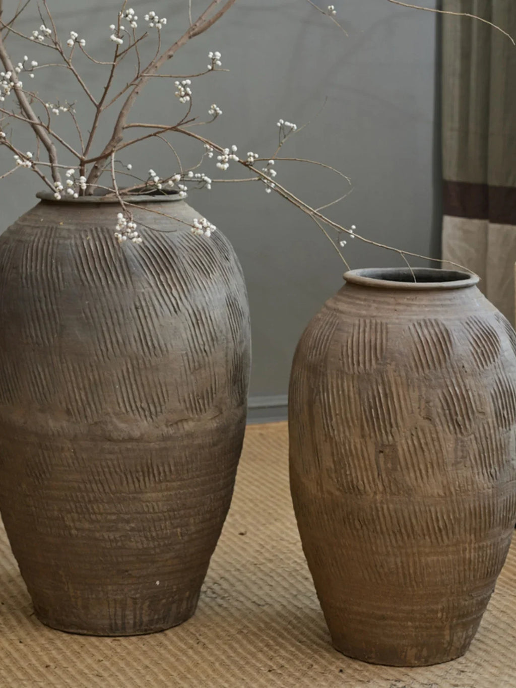 Stor siennafarget terrakottavase | Ormexis