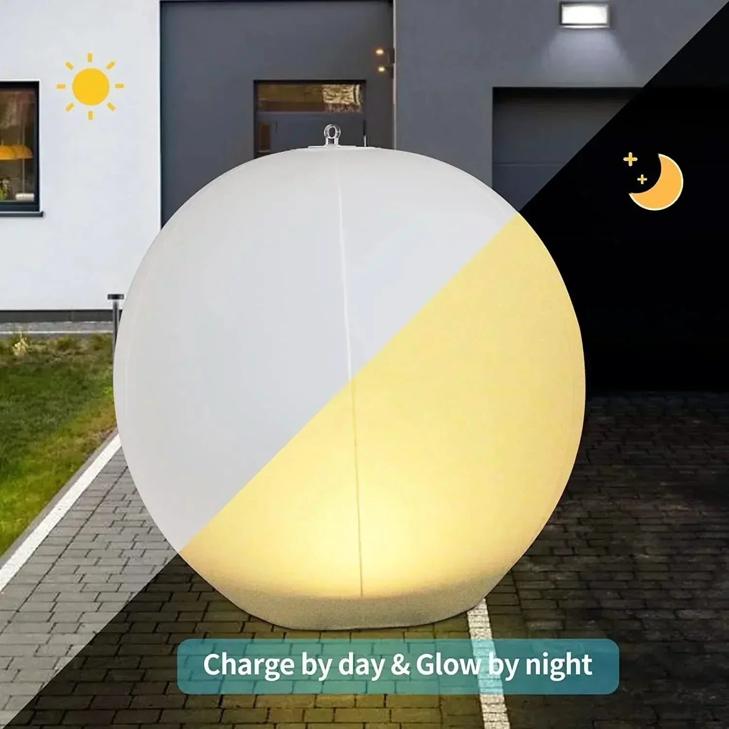 Lampada LED AeroGlobe Solar Sphere con cambio colore per piscine e giardini all'aperto