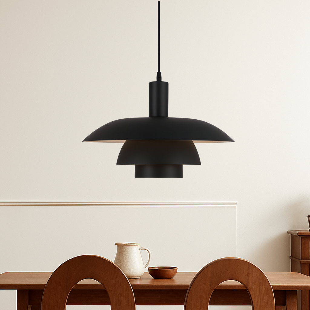 Lampada a sospensione LED dimmerabile scandinava, ecologica, per isola cucina, interni moderni