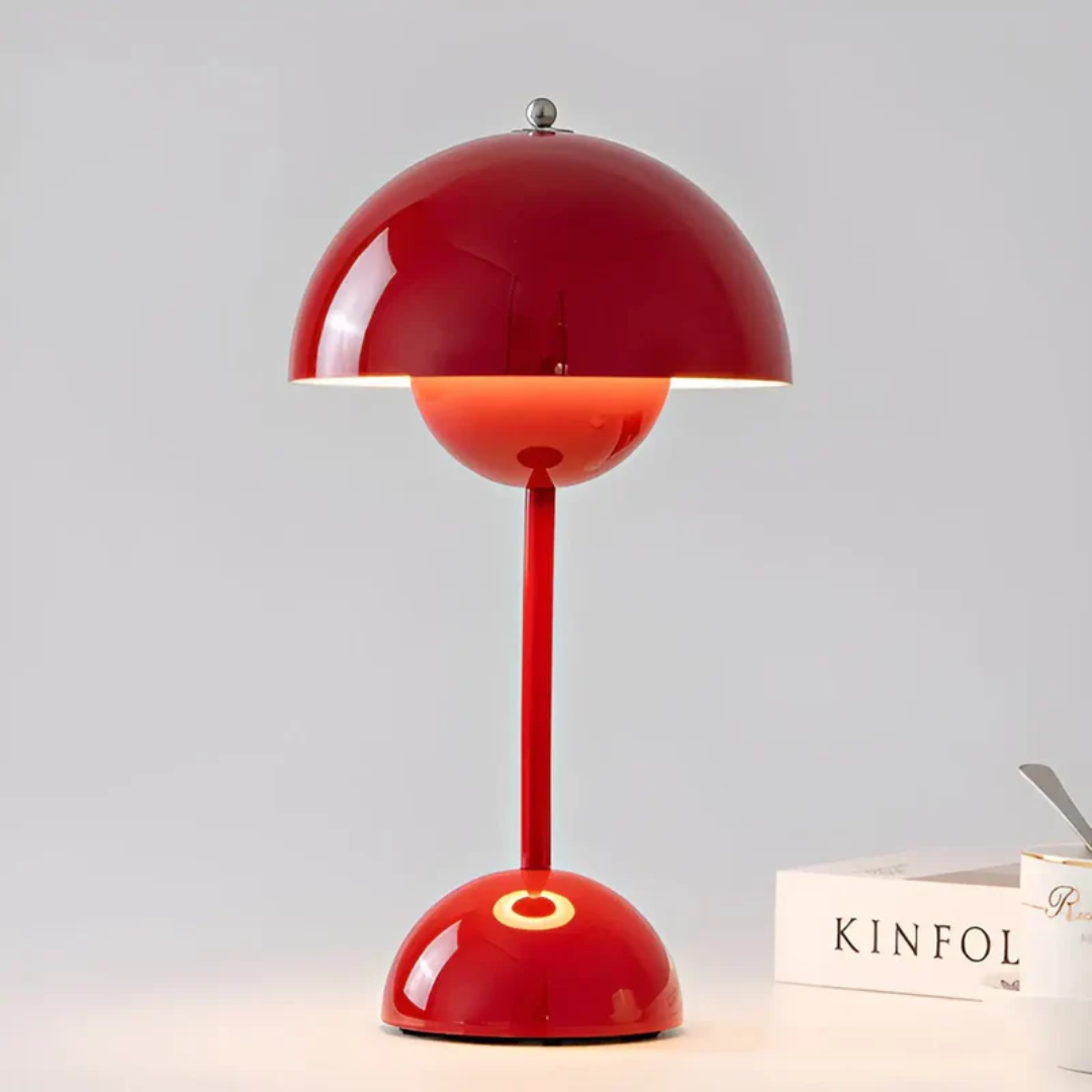 Nordische Tischlampe mit kabelloser Steuerung und dimmbarer Helligkeit