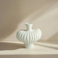 Fluted Sculptural Ceramic Vase | Ormexis