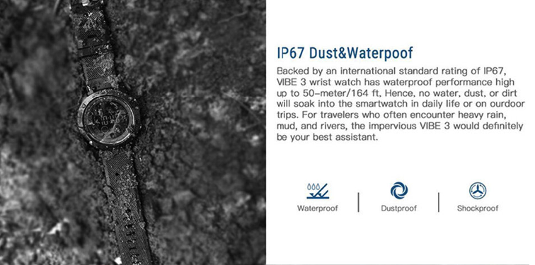 Chytré hodinky Invincible T s vojenským stylem pro každodenní použití