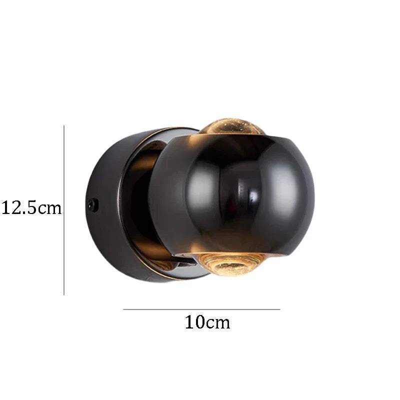 Zenith Brass Orb Sconce | Ormexis