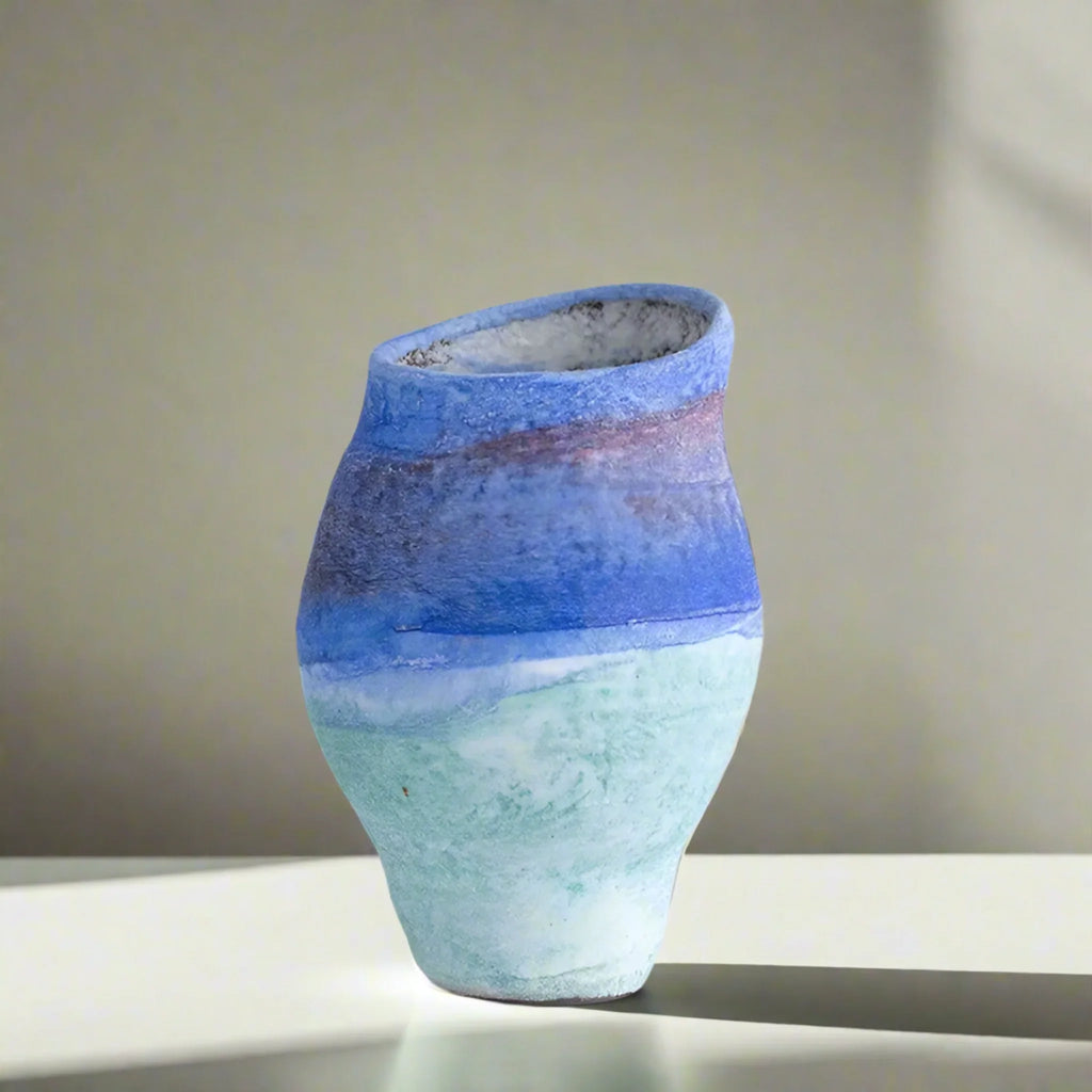 Sky Wash Ceramic Vase | Ormexis