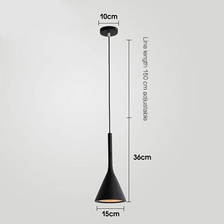 Lampa suspendată minimalistă Liora cu cablu reglabil pentru orice spațiu