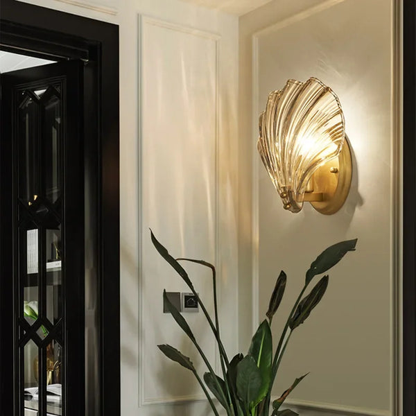 Art Nouveau Shell Wall Sconce | Ormexis
