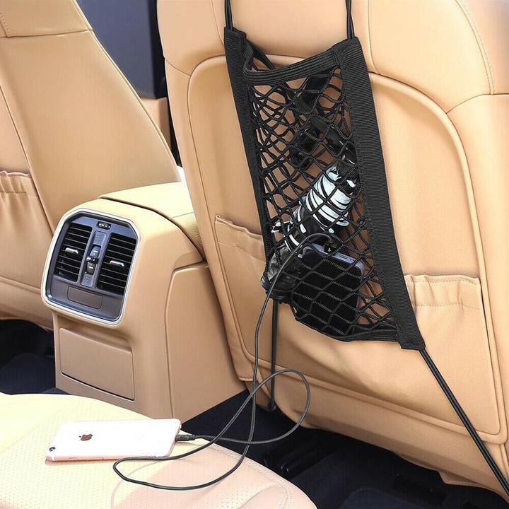 SeatBarrier Car Organizer With Safety Barrier For Safer Driving With Kids And Pets