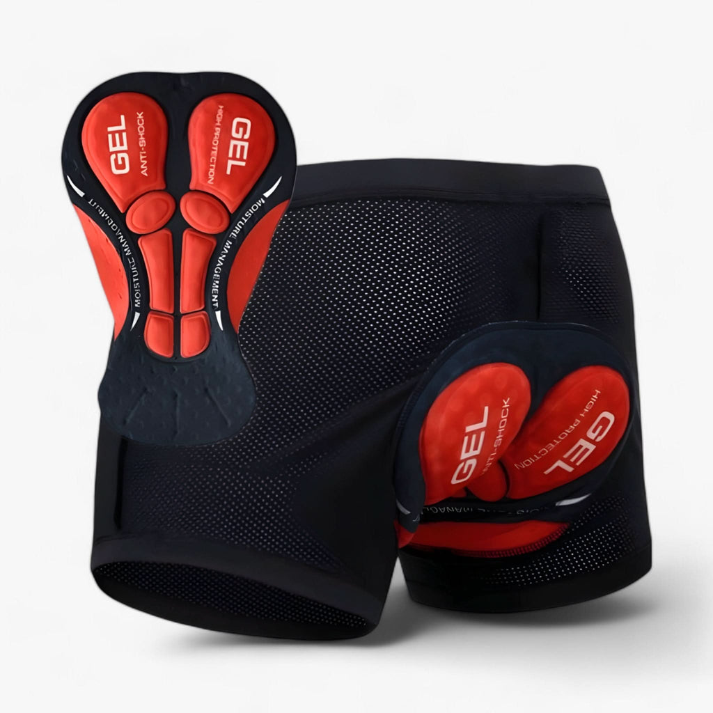 5D Gel-gepolsterte Fahrradhose mit atmungsaktivem Stretchstoff für Herren und Damen