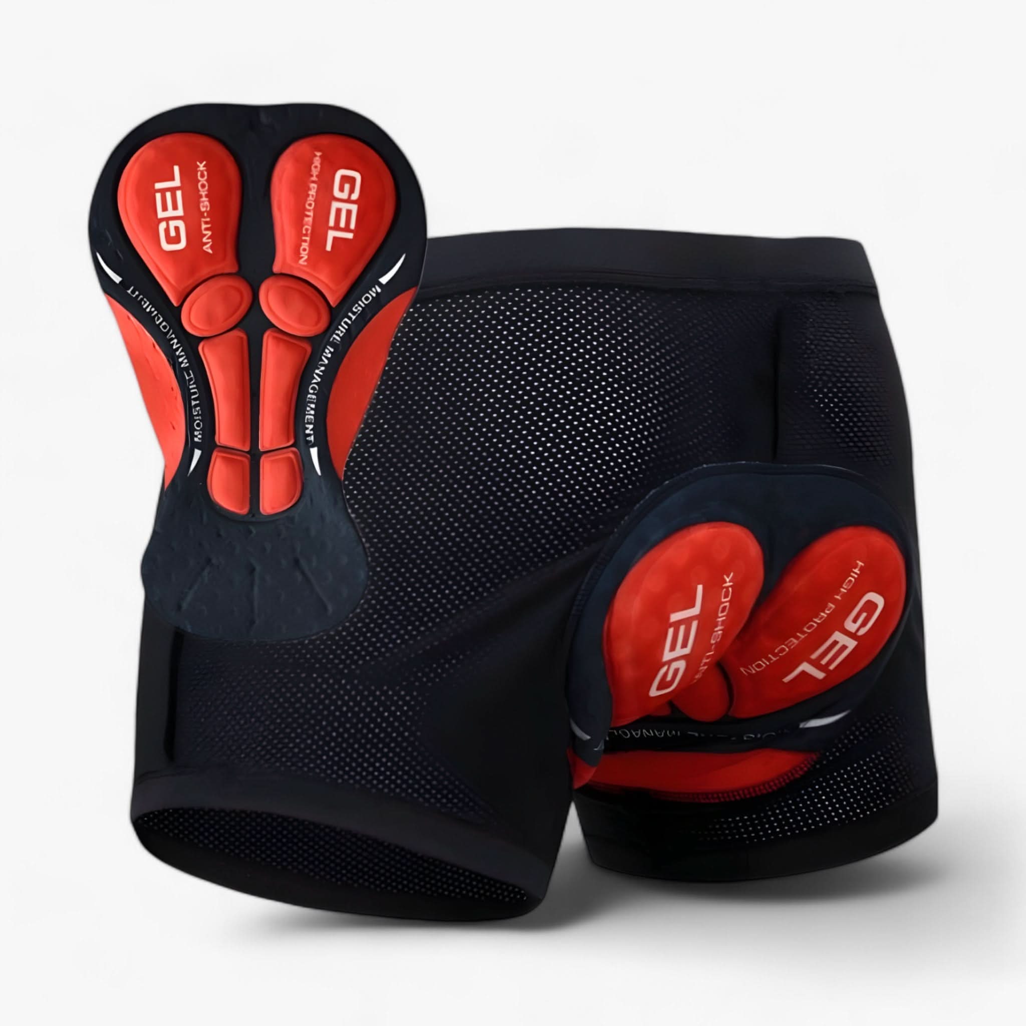 5D Gel-gepolsterte Fahrradhose mit atmungsaktivem Stretchstoff für Herren und Damen