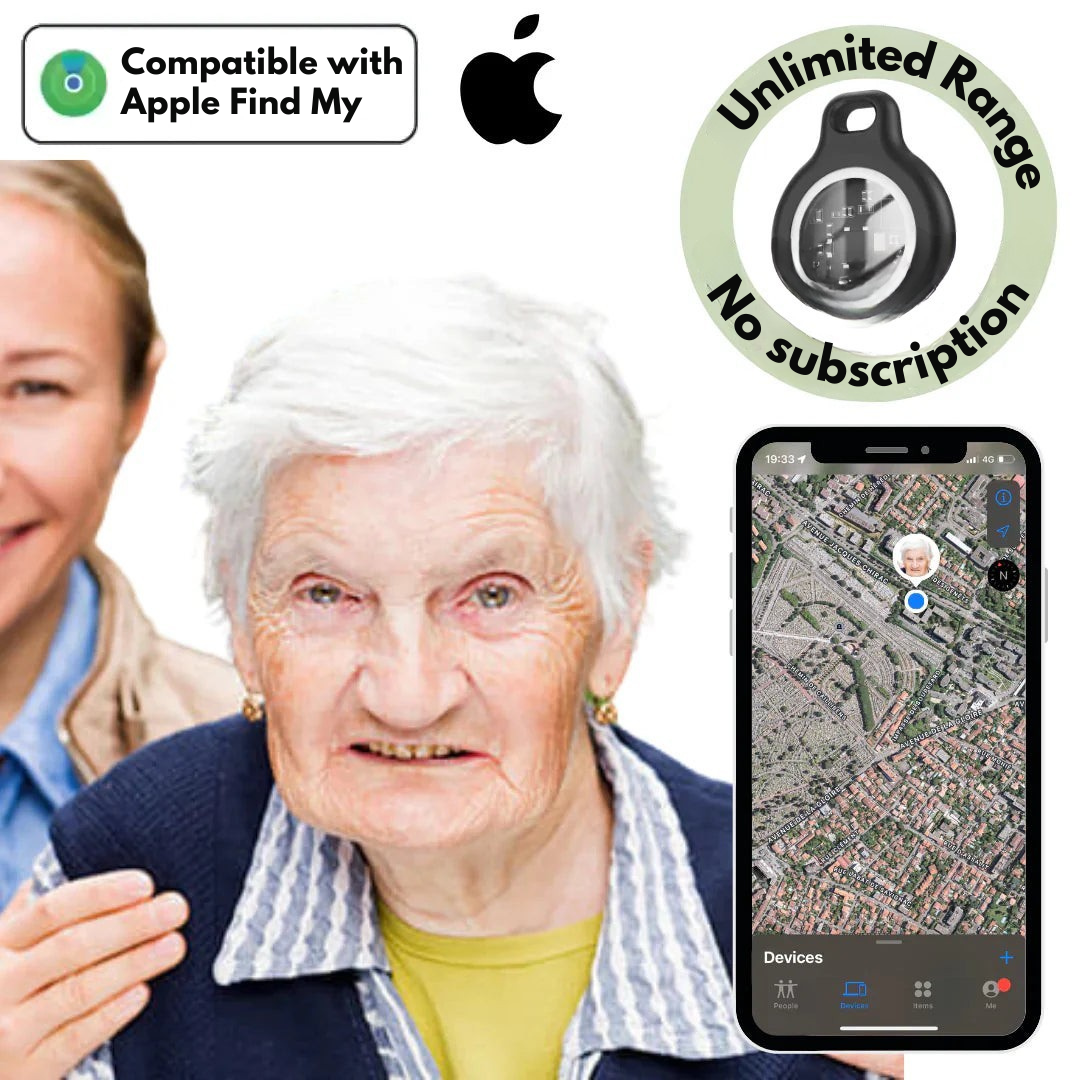 Localizzatore GPS SecureTrack per anziani con design impermeabile e aggiornamenti in tempo reale