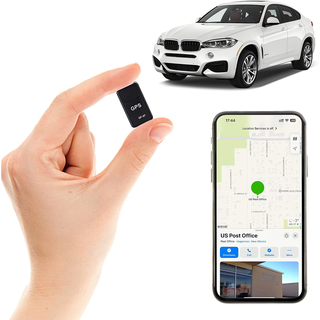 SecureTrack kompakt GPS-tracker til biler med magnetisk beslag til overvågning i realtid