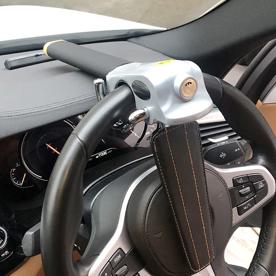 Antivol de volant sécurisé avec conception à trois voies pour la sécurité du véhicule
