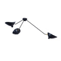 Moderne justerbar loftslampe i metal med flere arme | Ormexis