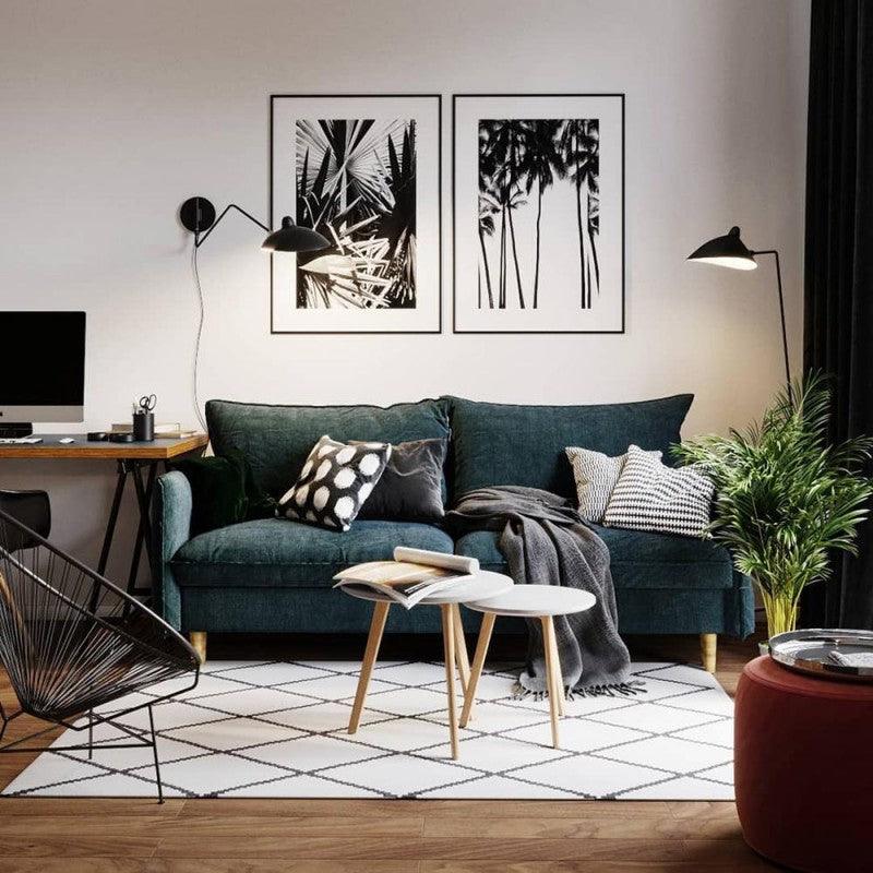 Verstelbare metalen wandlamp met lange arm en draaibare kap | Ormexis