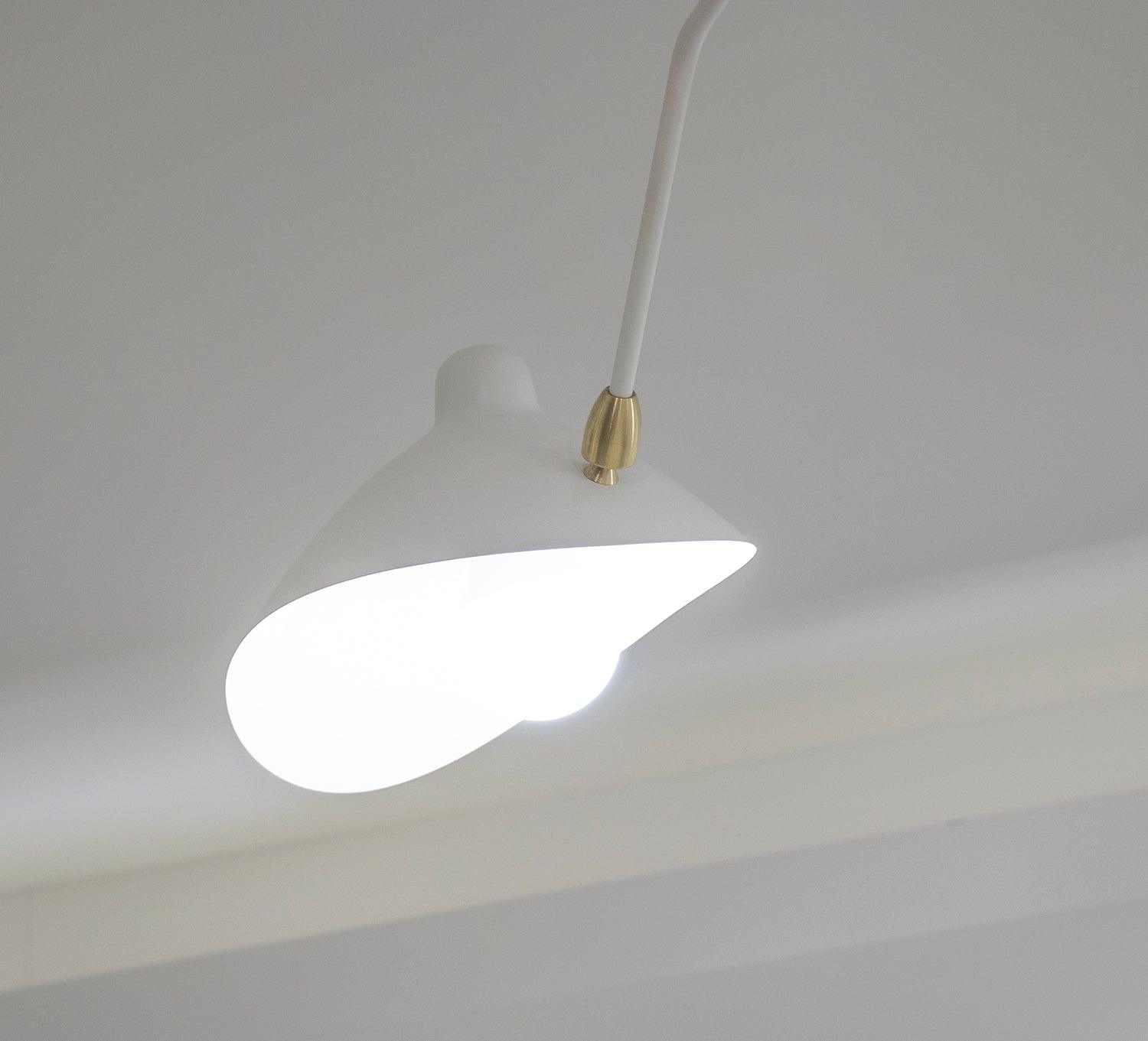 Moderne justerbar loftslampe i metal med flere arme | Ormexis