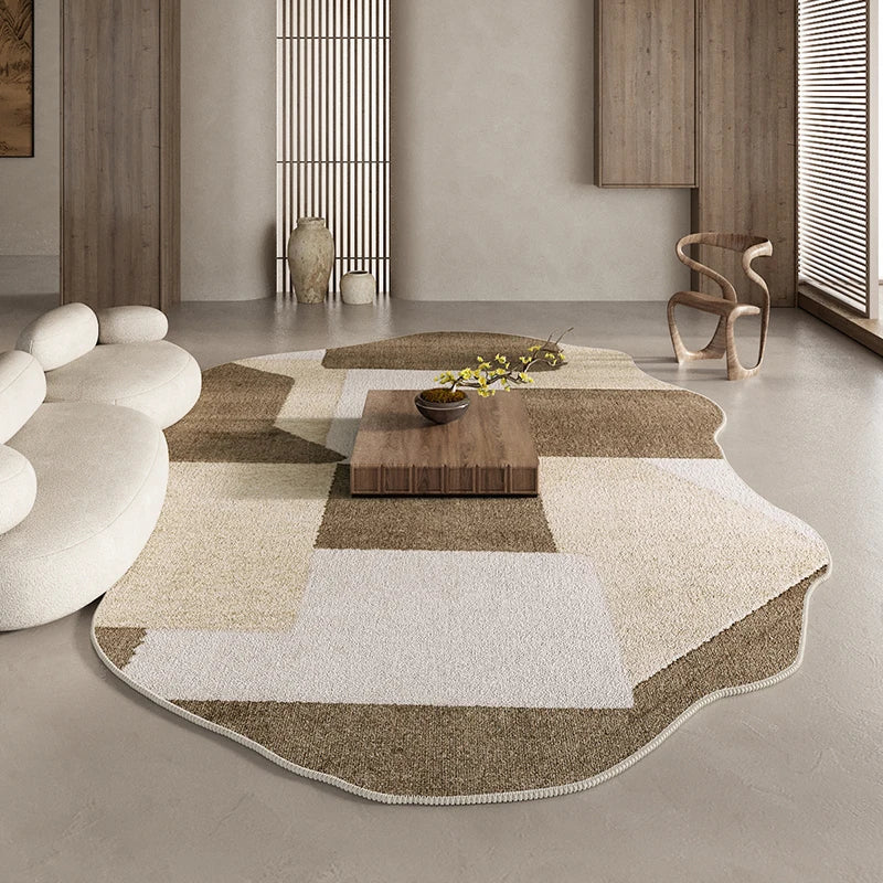 Abstract Patchwork Contour Area Rug | Ormexis