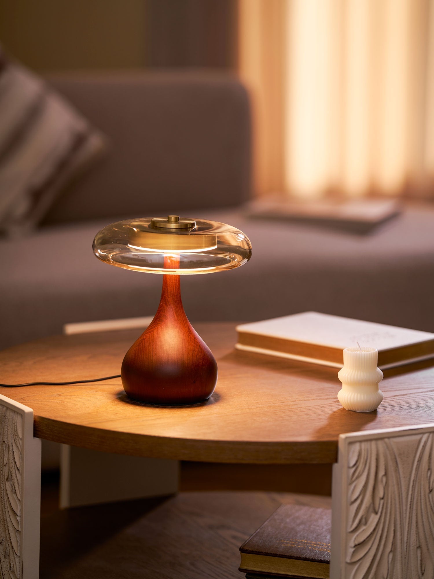 Modern Wood Table Lamp | Ormexis