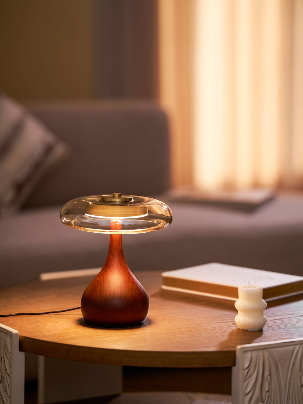 Modern Wood Table Lamp | Ormexis