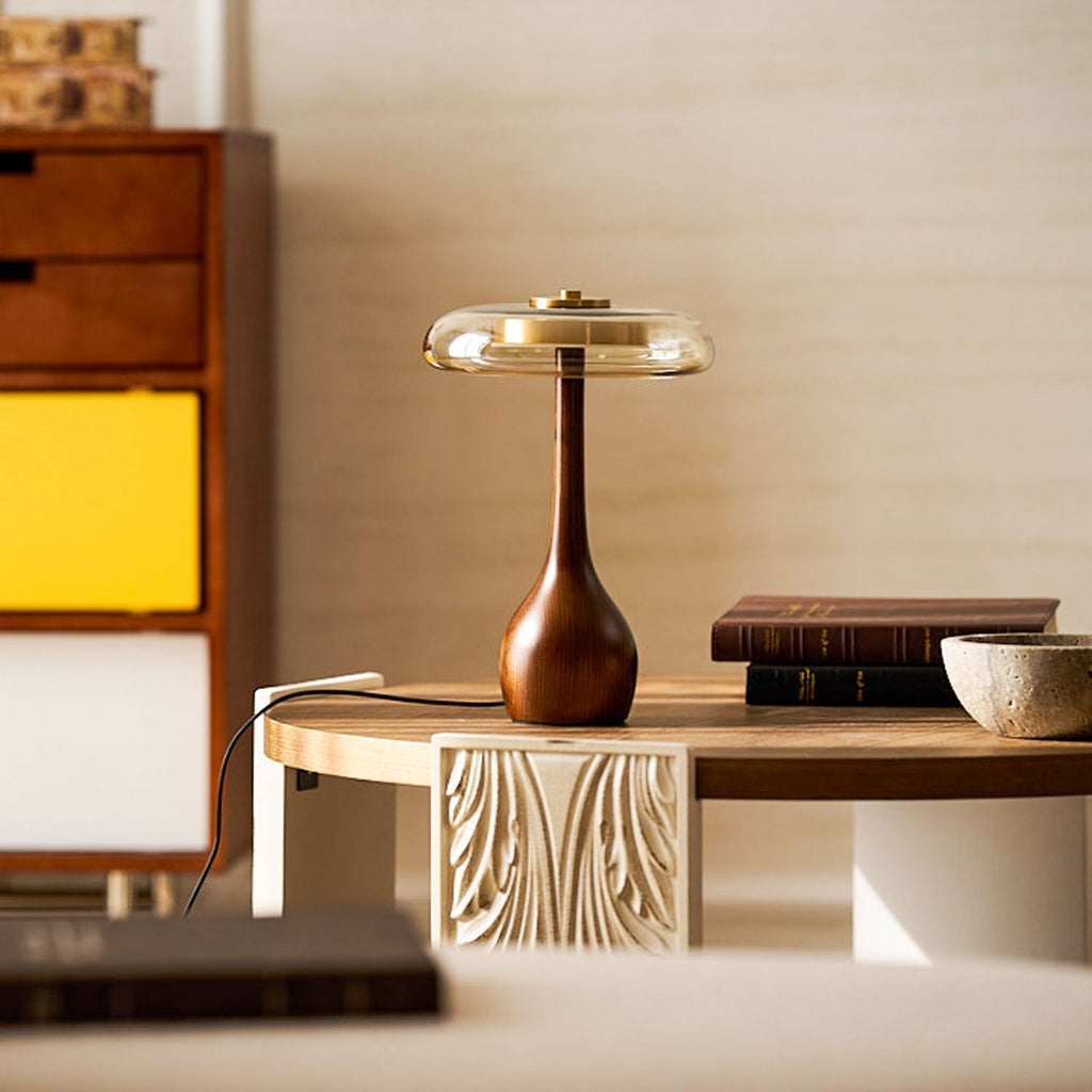 Modern Wood Table Lamp | Ormexis