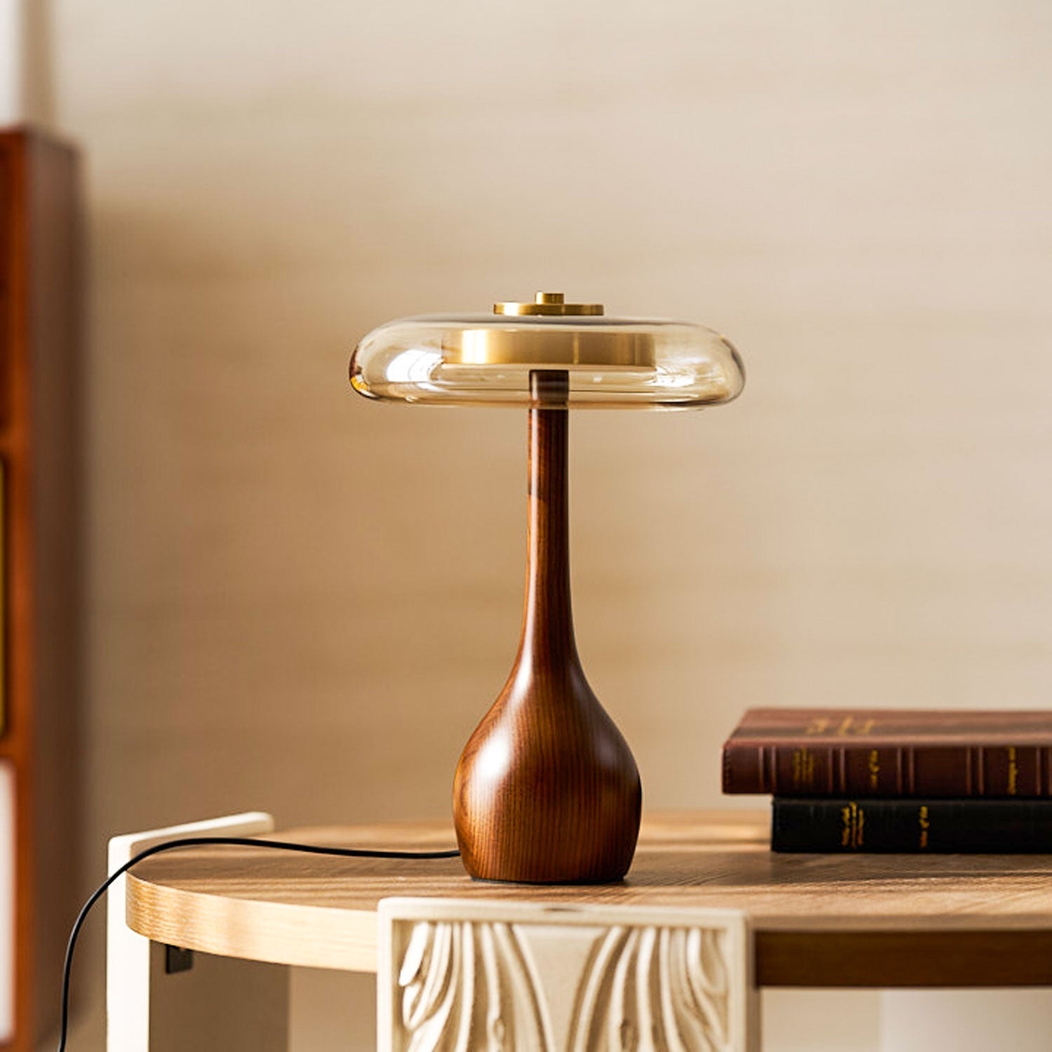 Modern Wood Table Lamp | Ormexis