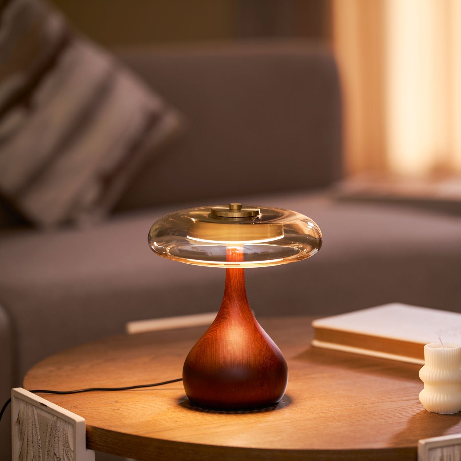 Modern Wood Table Lamp | Ormexis