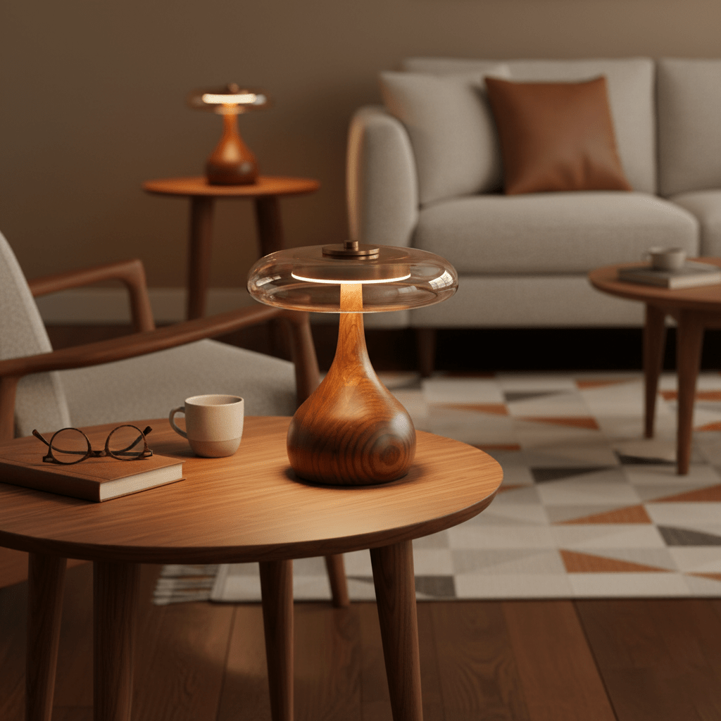 Modern Wood Table Lamp | Ormexis