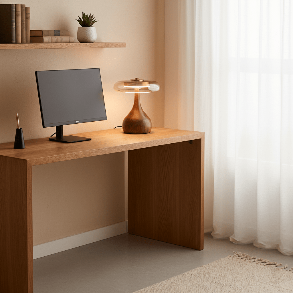 Modern Wood Table Lamp | Ormexis