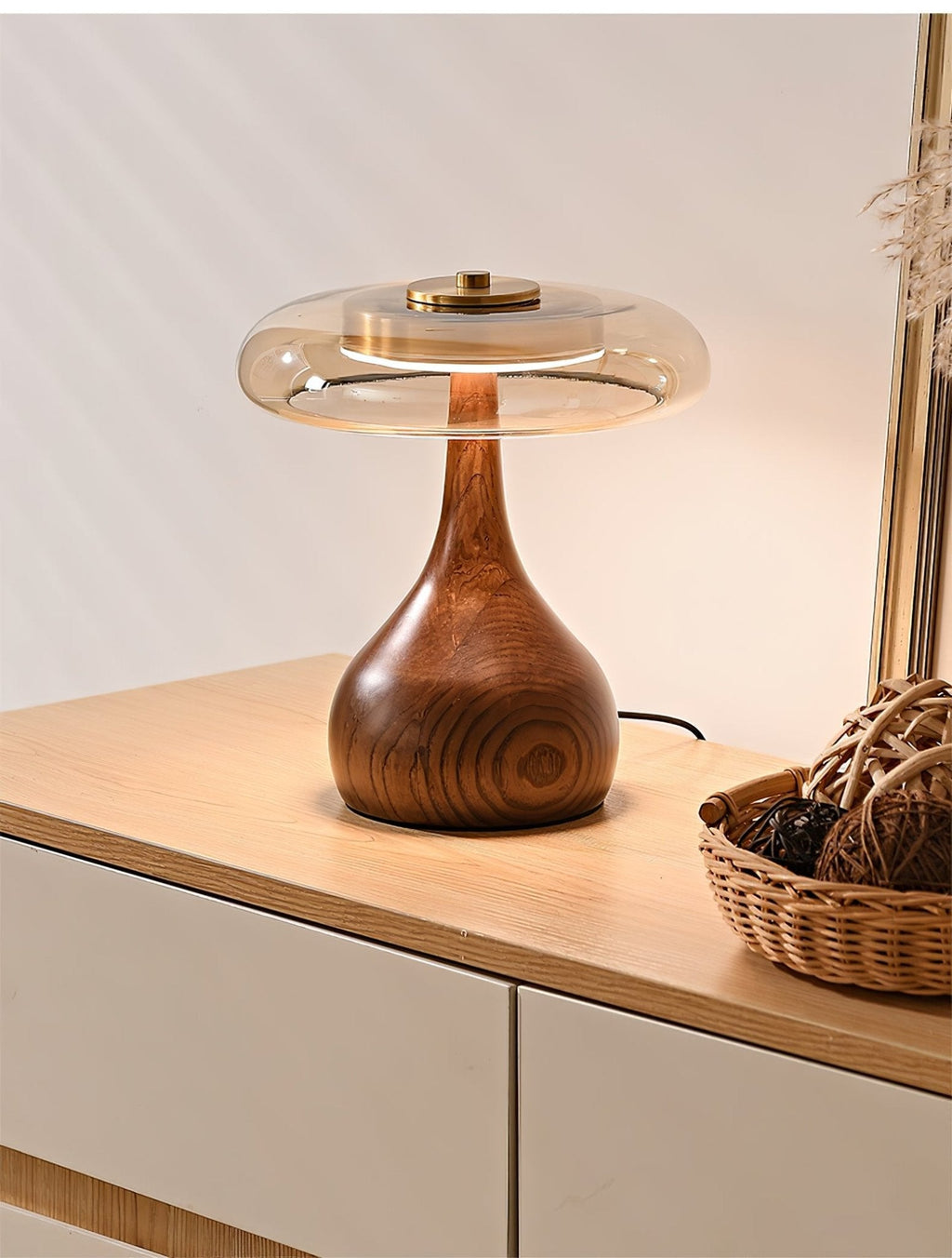 Modern Wood Table Lamp | Ormexis