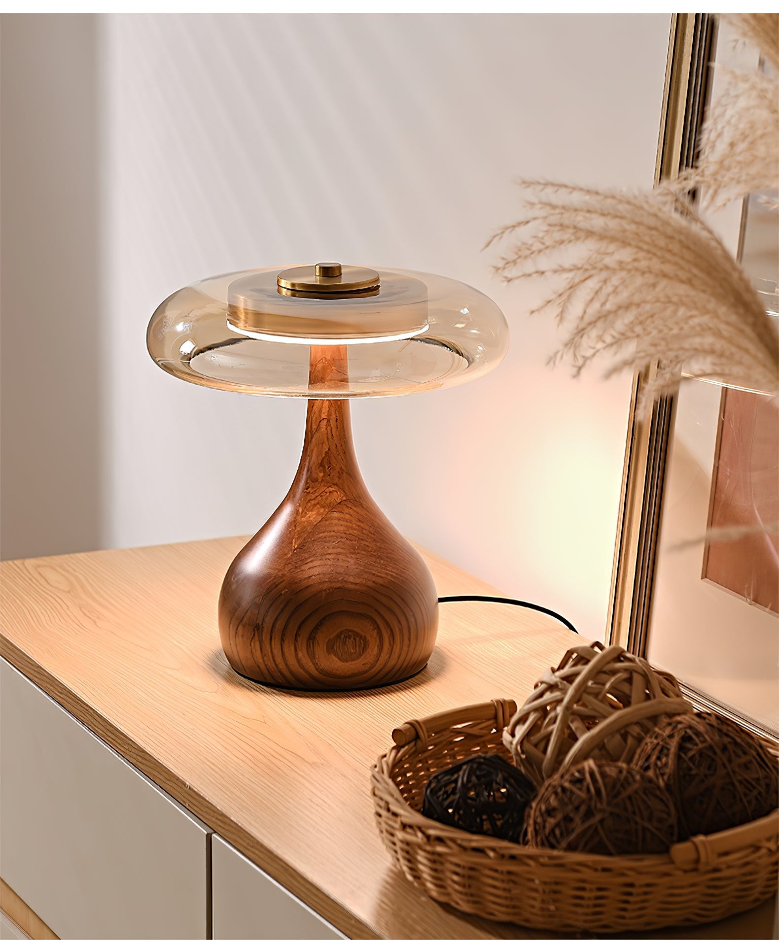 Modern Wood Table Lamp | Ormexis