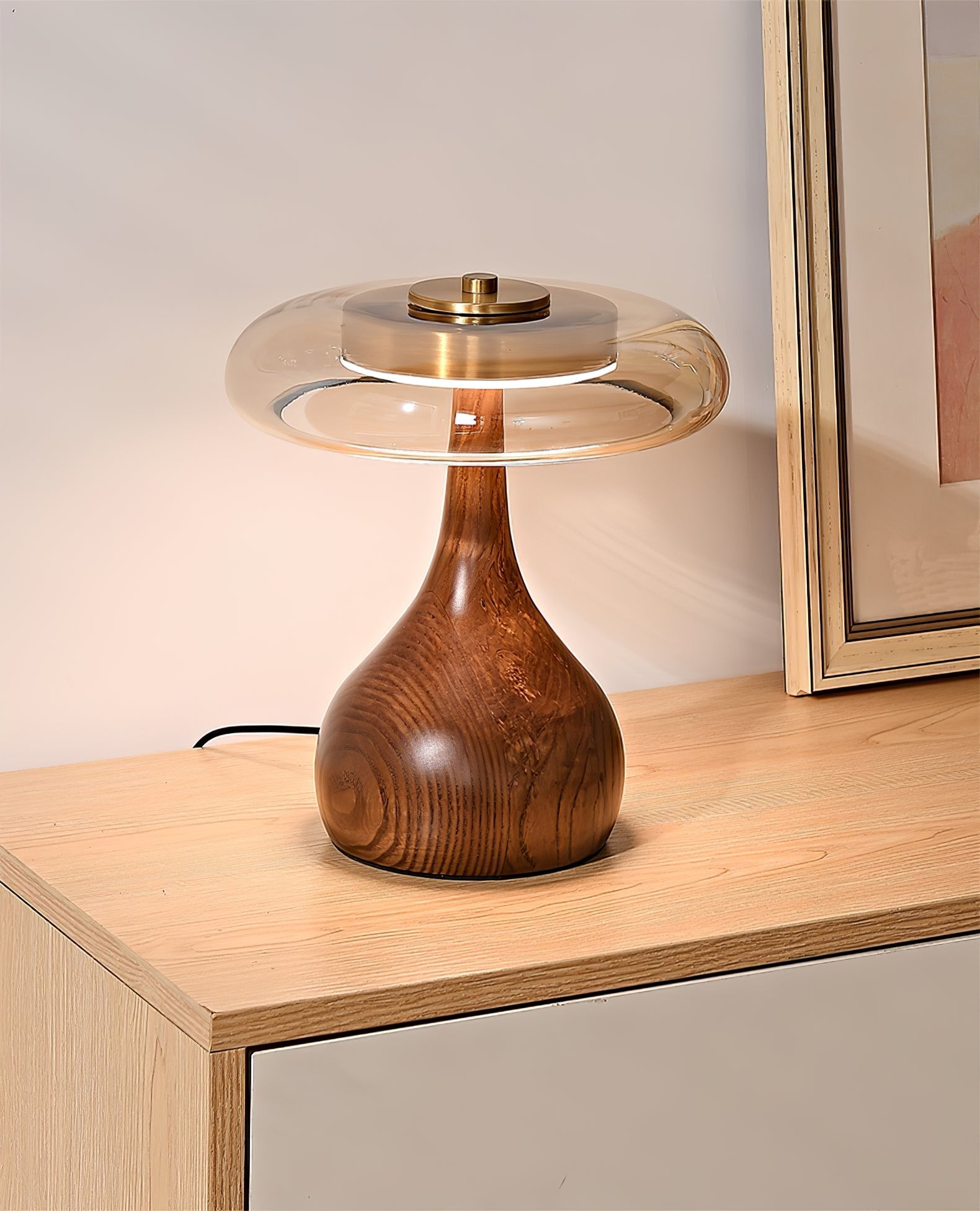 Modern Wood Table Lamp | Ormexis