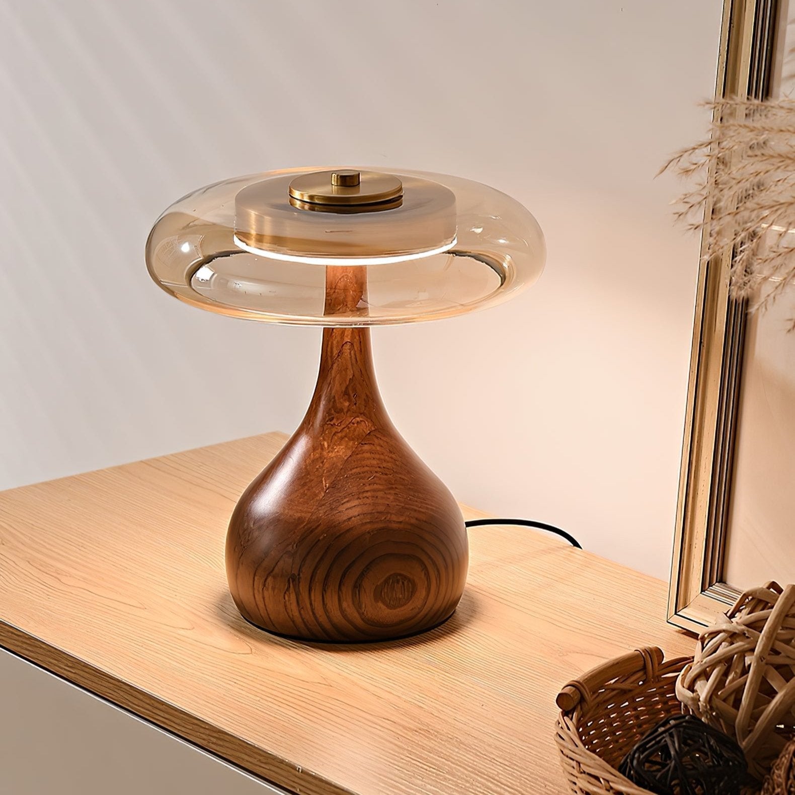 Modern Wood Table Lamp | Ormexis