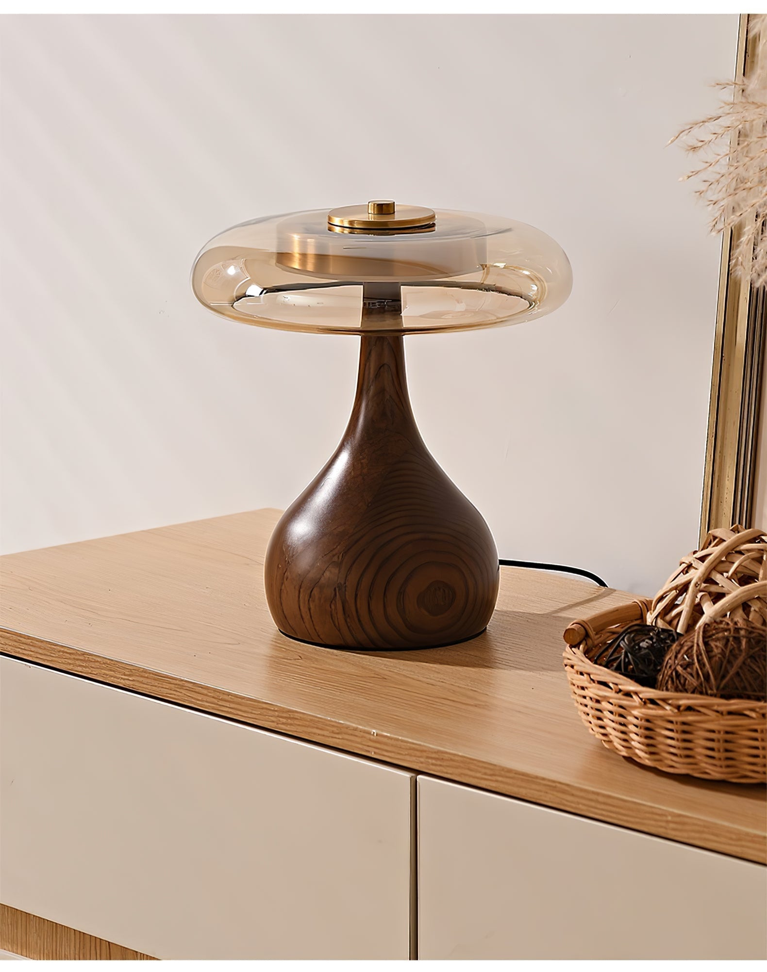 Modern Wood Table Lamp | Ormexis