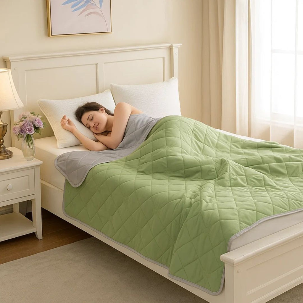 Coperta Rinfrescante Istantanea SilkCool per Pelle Sensibile, Ipoallergenica e Confortevole