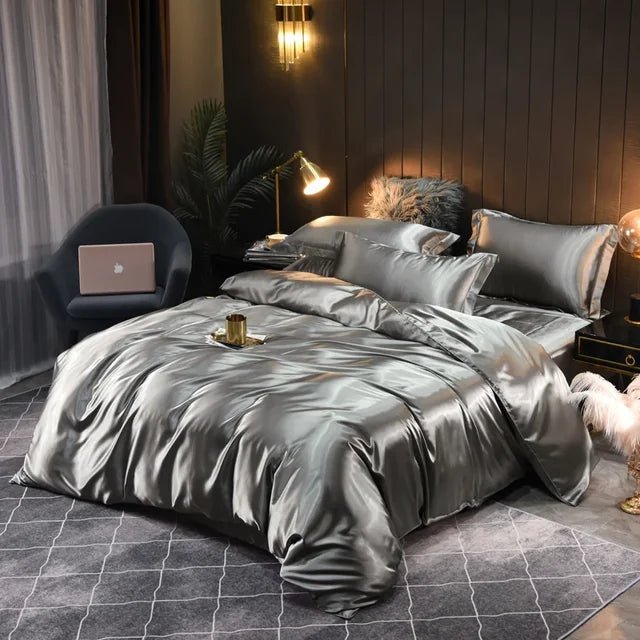 Silkcomfort Luxuriöser Seidenbettbezug mit Temperaturregulierung für Komfort zu jeder Jahreszeit