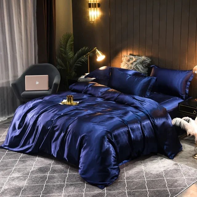 Silkcomfort Luxuriöser Seidenbettbezug mit Temperaturregulierung für Komfort zu jeder Jahreszeit