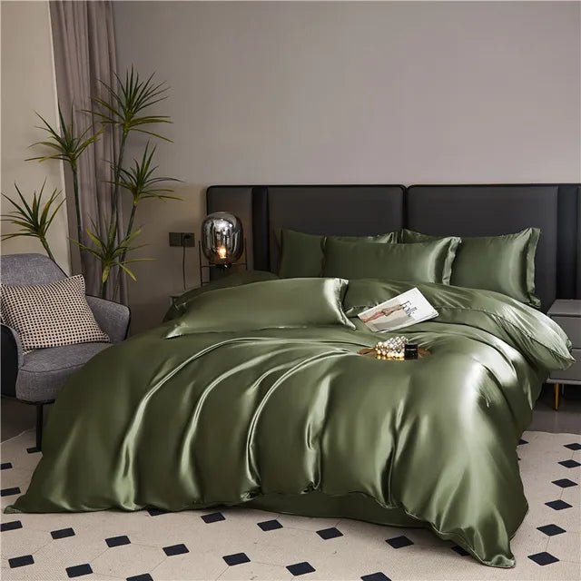 Silkcomfort Luxuriöser Seidenbettbezug mit Temperaturregulierung für Komfort zu jeder Jahreszeit