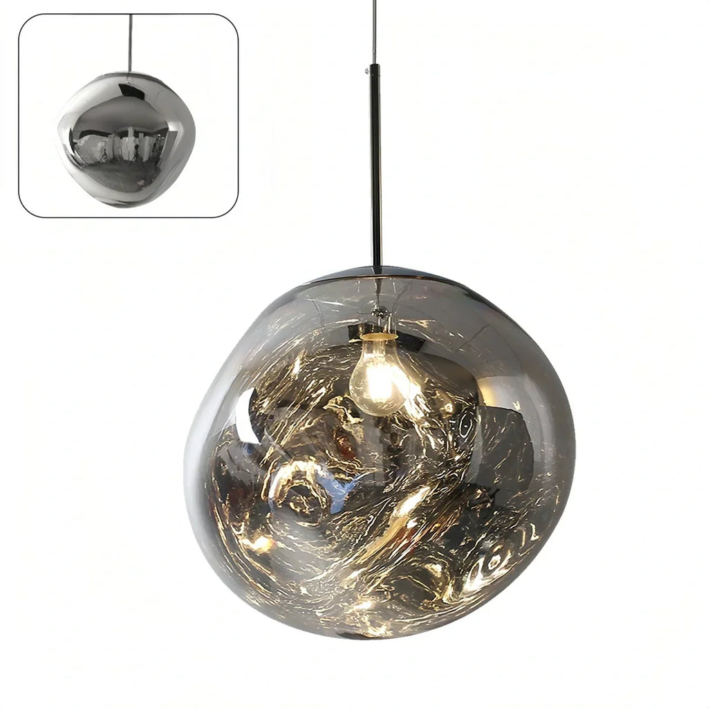Suspension Lux Lava Flow pour salle à manger design moderne