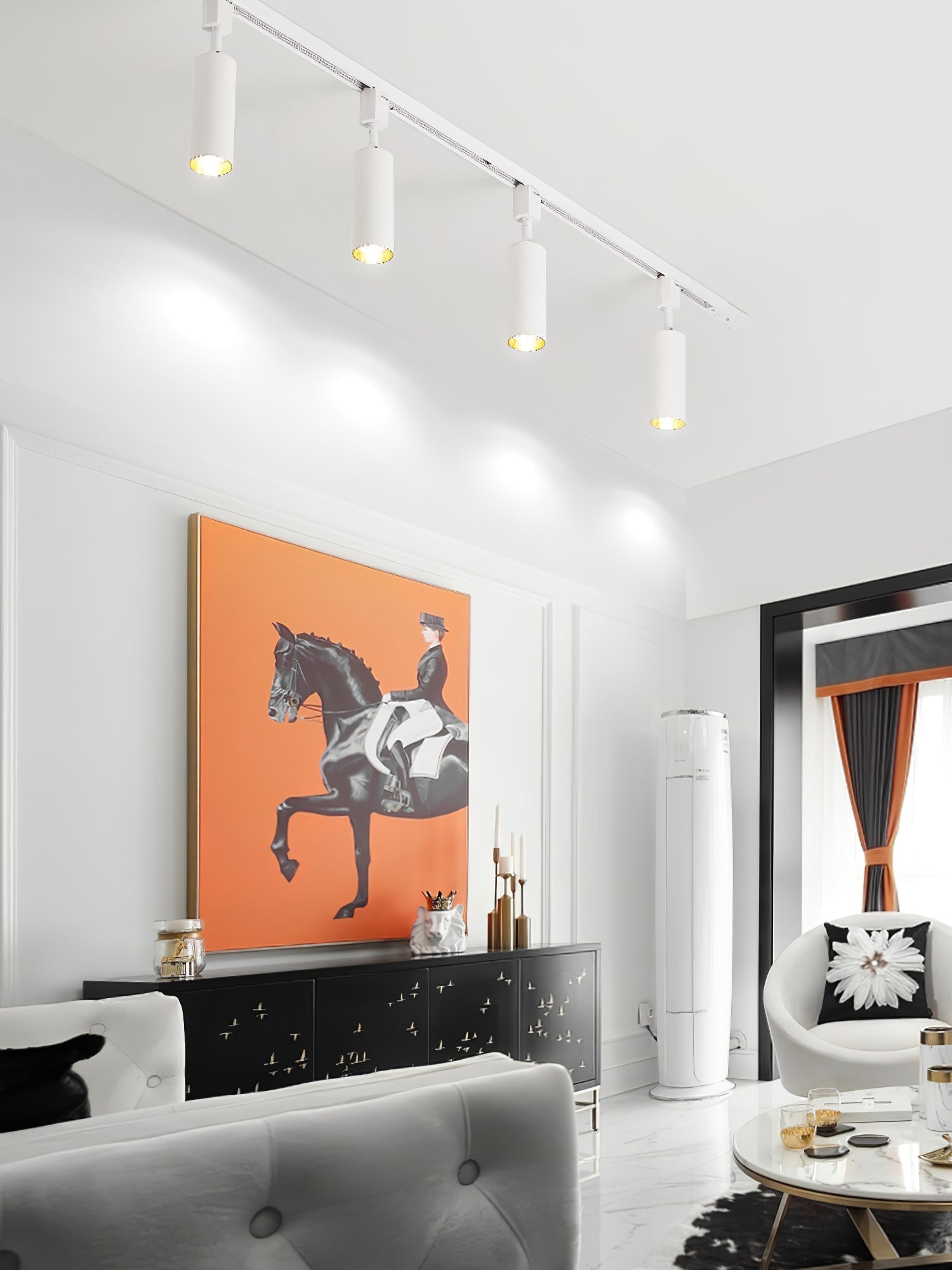Sleek Cylinder Track Light | Ormexis