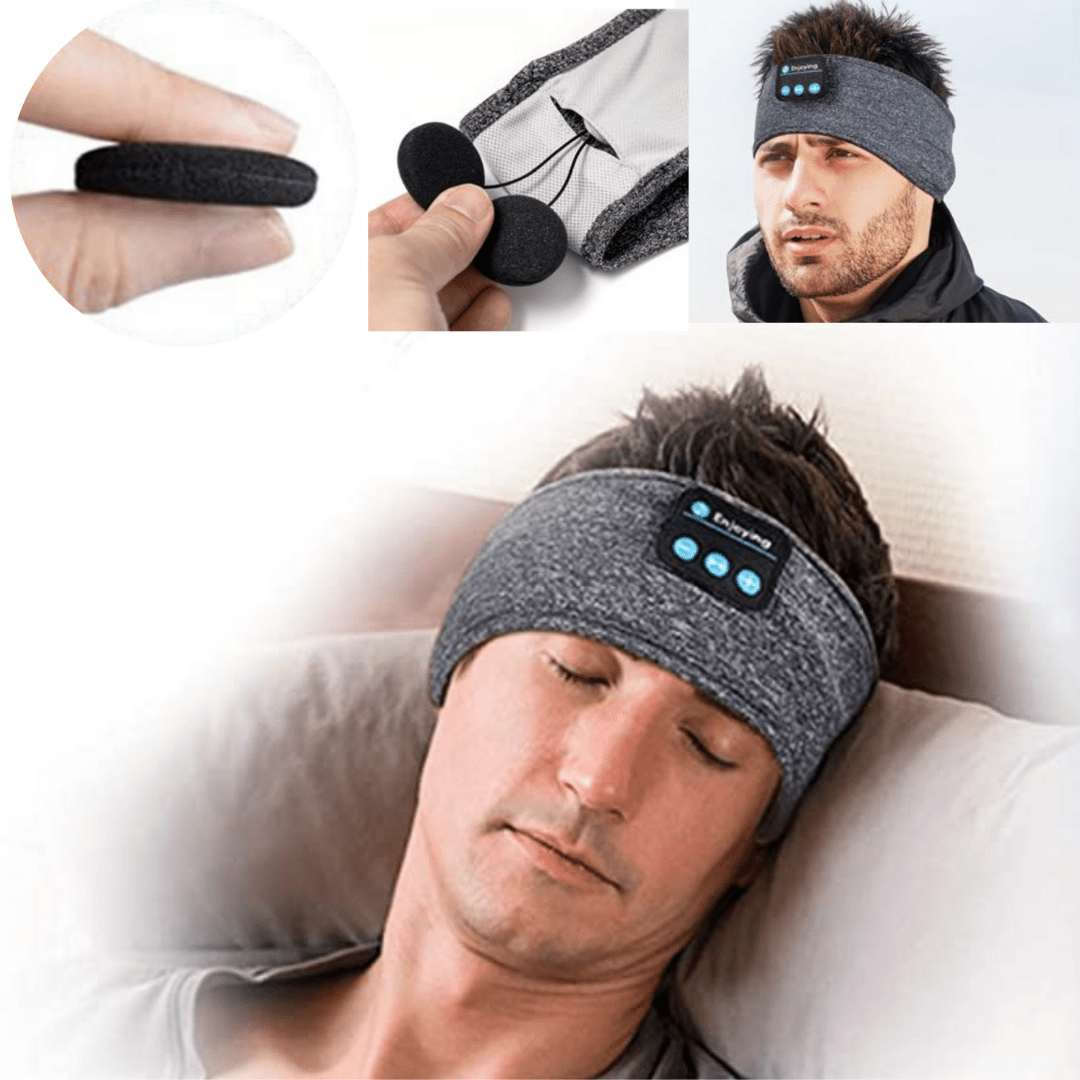 Sleep Harmony Breathable Eye Mask With Bluetooth Headphones For Restful Sleep