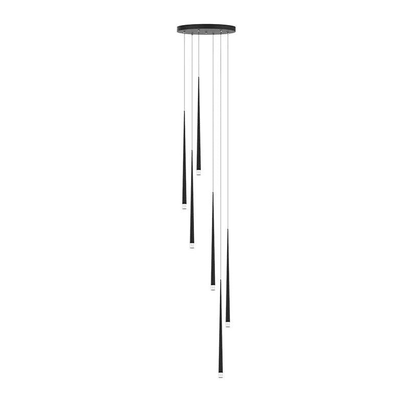 Slender Drop Rod Chandelier | Ormexis