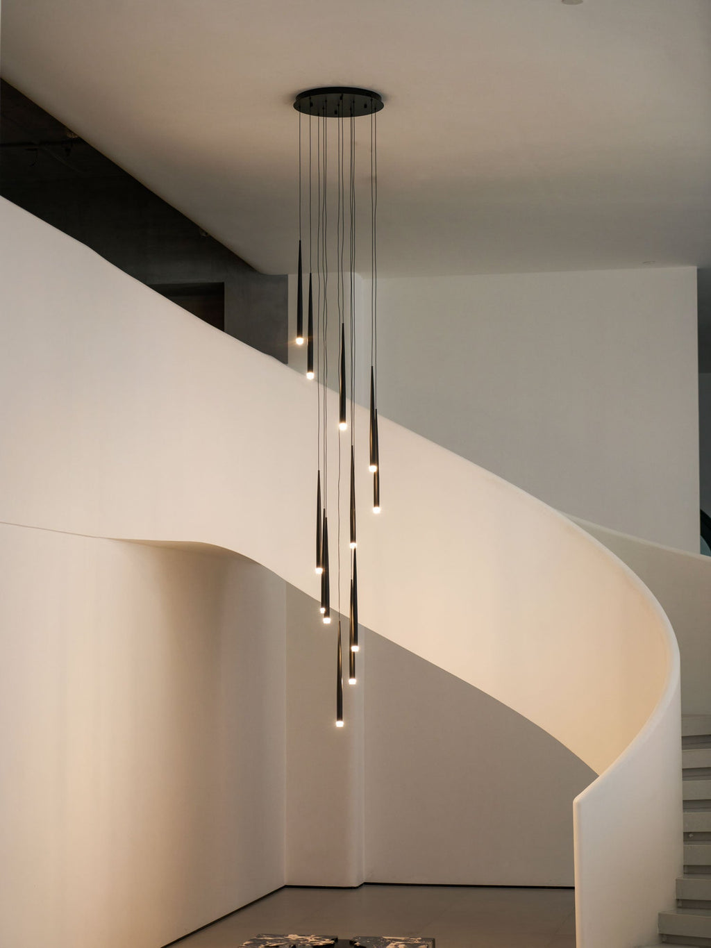 Slender Drop Rod Chandelier | Ormexis