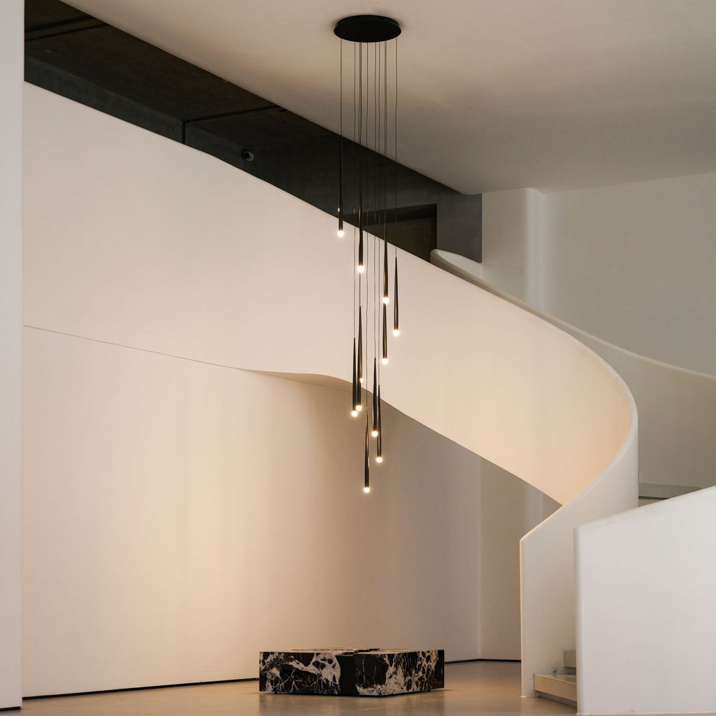 Slender Drop Rod Chandelier | Ormexis