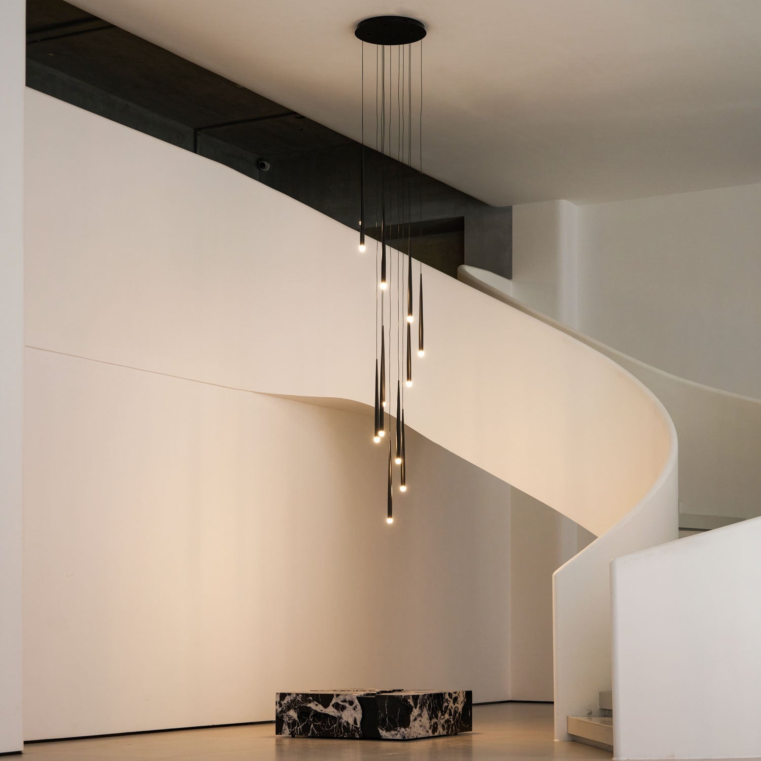 Slender Drop Rod Chandelier | Ormexis