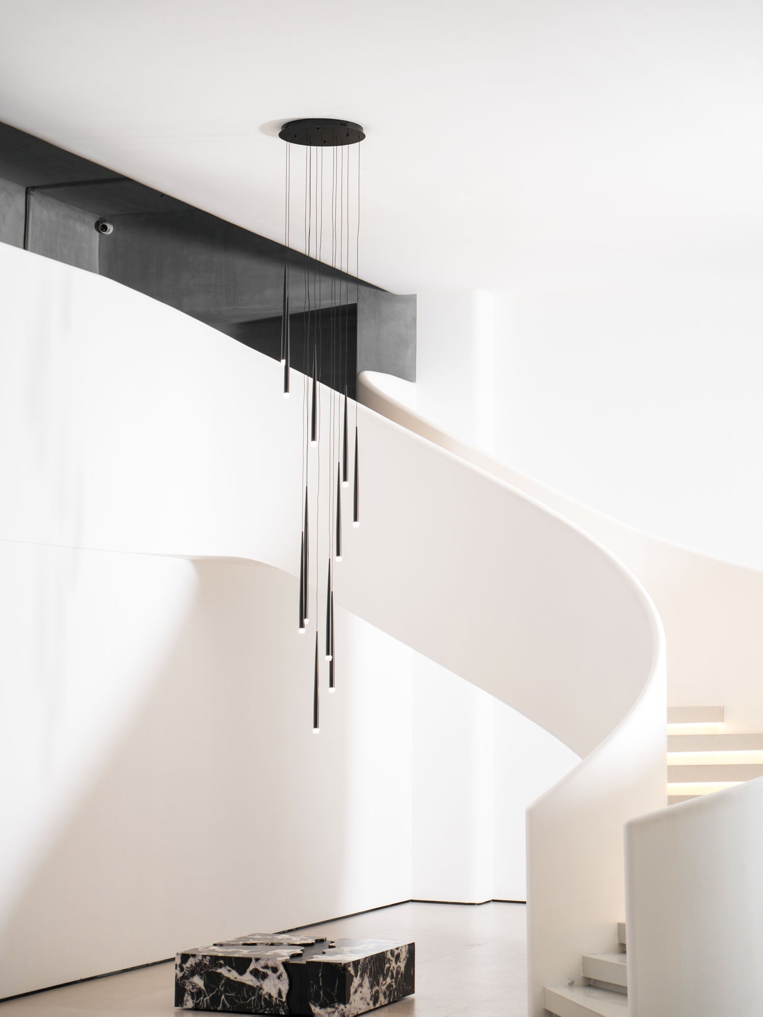 Slender Drop Rod Chandelier | Ormexis