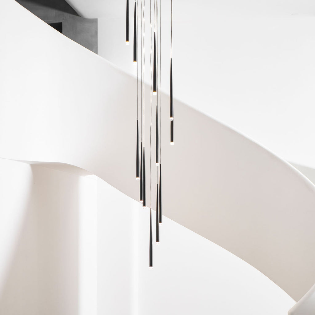 Slender Drop Rod Chandelier | Ormexis