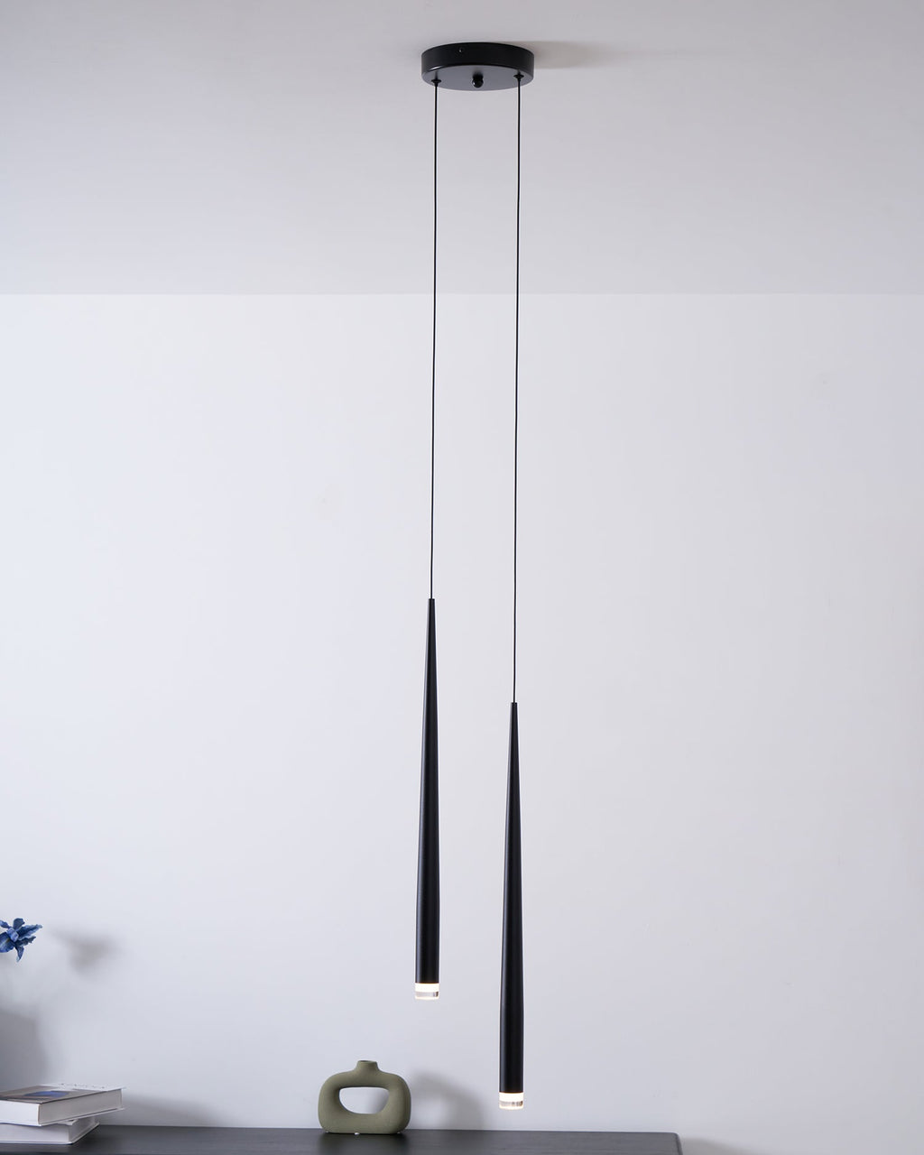 Slender Drop Rod Chandelier | Ormexis