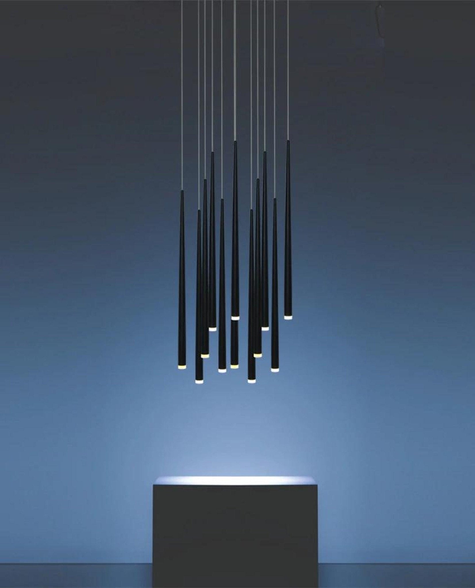 Slender Drop Rod Chandelier | Ormexis