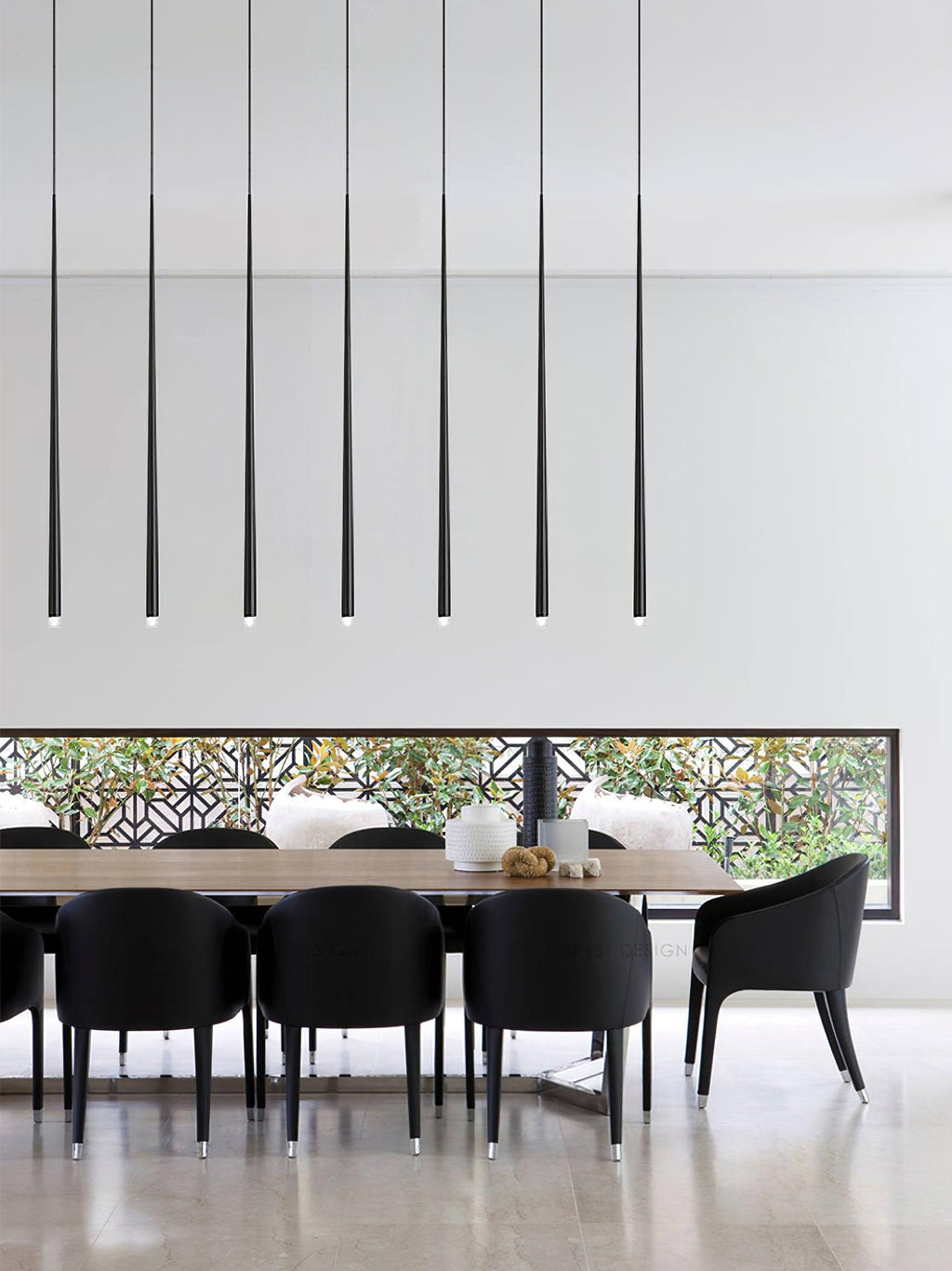 Slender Drop Rod Chandelier | Ormexis