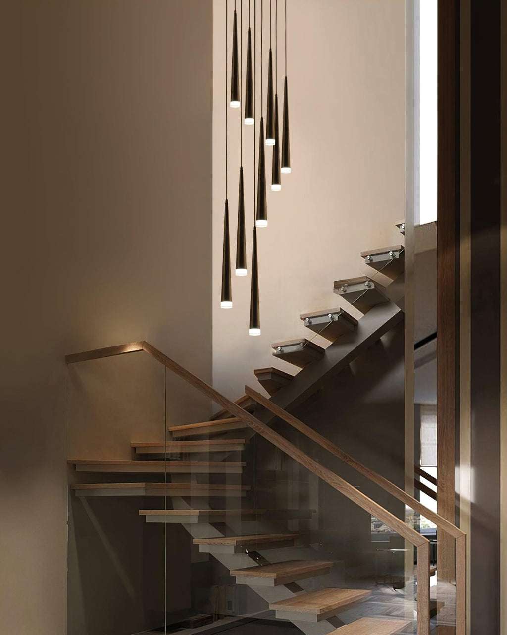 Slender Drop Rod Chandelier | Ormexis